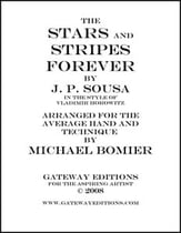 The Stars and Stripes Forever piano sheet music cover